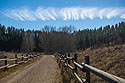 Weird cloud formations, along the Mickelson Trail north of Hill City.
