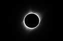 Solar eclipse, Aug. 21, 2017, faster shutter speed of 1/640 shows less of the corona and more of the details near the surface.