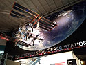 A depiction of the International Space Station, Johnson Space Center, Houston.