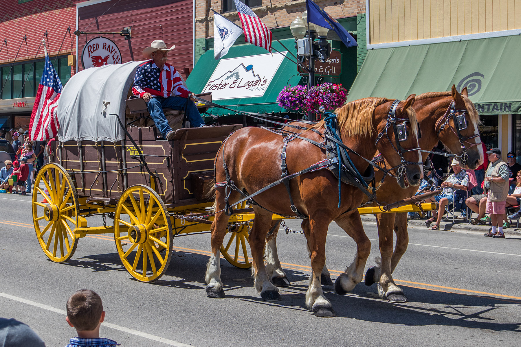 4th of July parade, Red Lodge, MT.  Click for next photo.