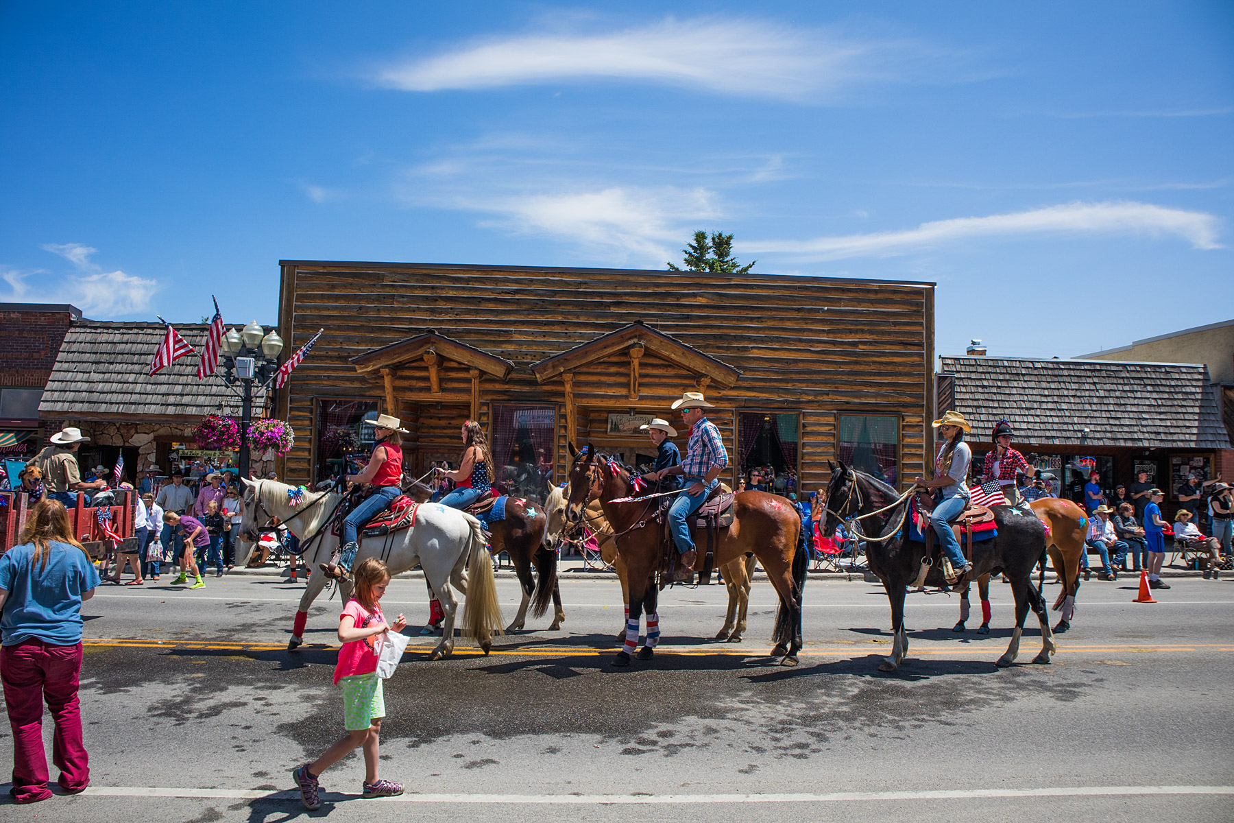 4th of July parade, Red Lodge, MT.  Click for next photo.