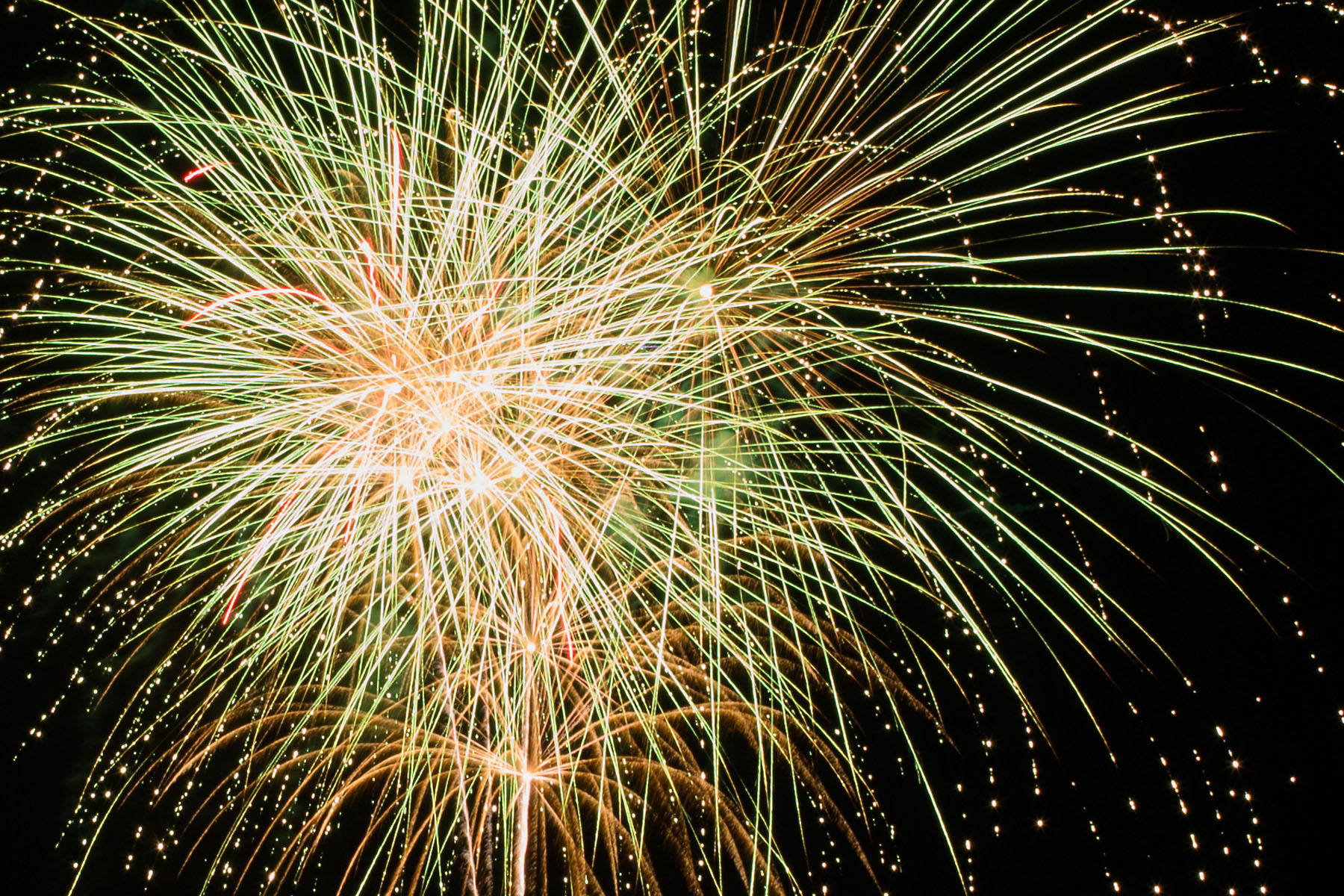 Fireworks, Red Lodge, MT.  Click for next photo.