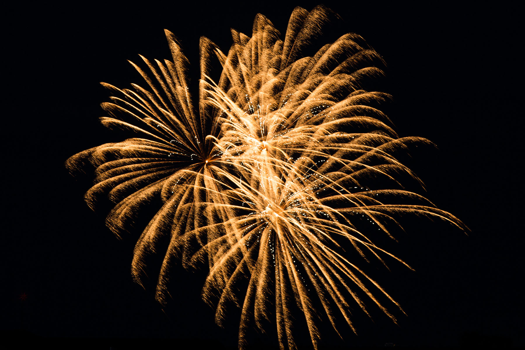 Fireworks, Red Lodge, MT.  Click for next photo.