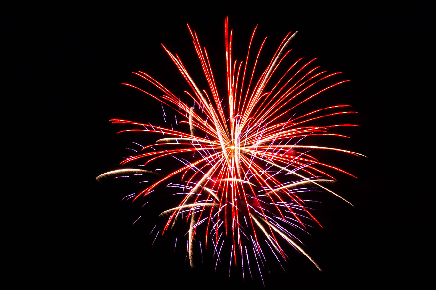 Fireworks, Red Lodge, MT.  Click for next photo.