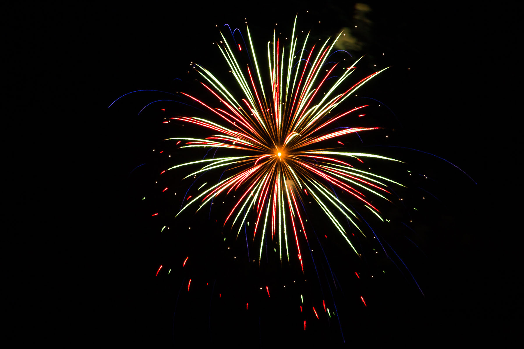 Fireworks, Red Lodge, MT.  Click for next photo.