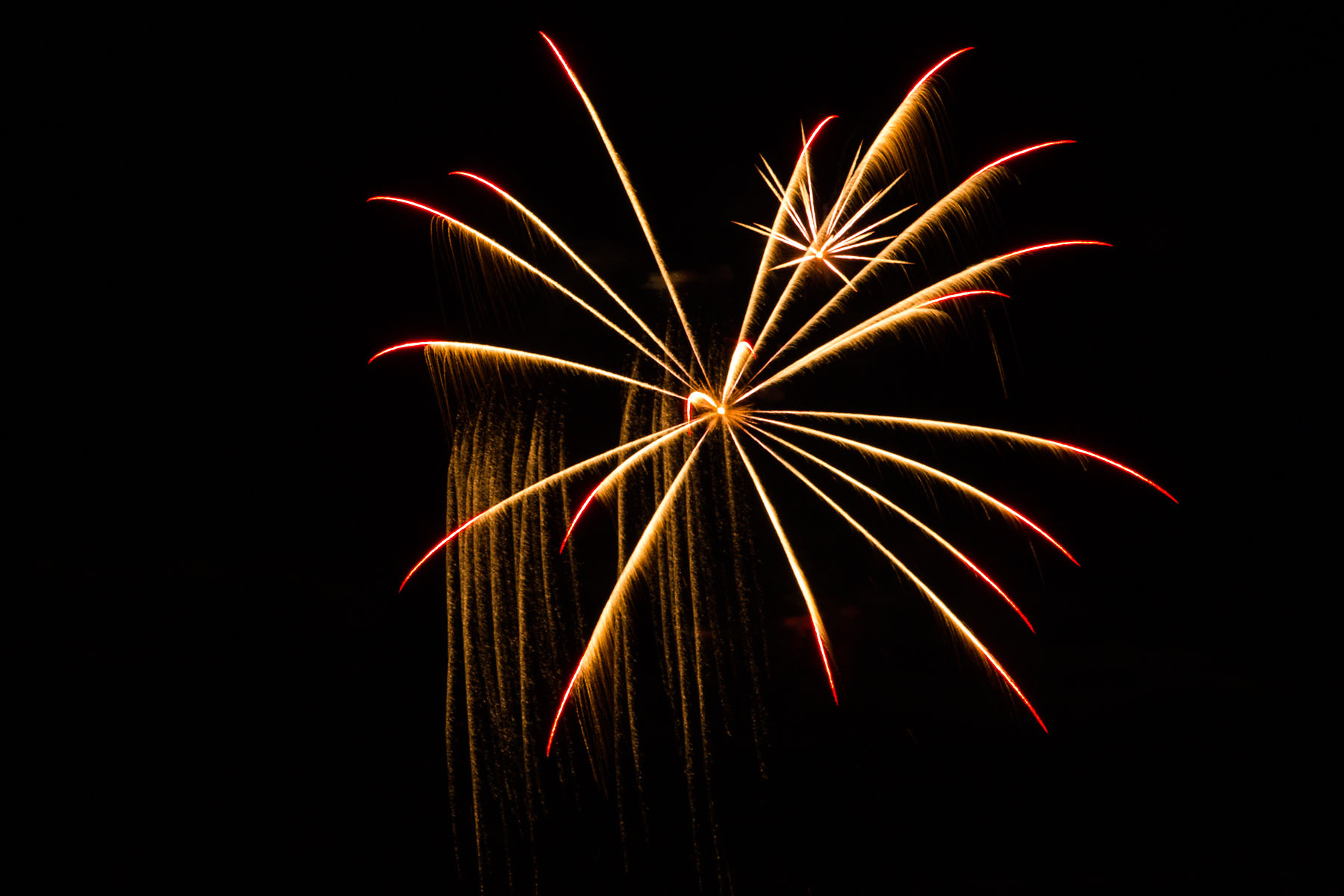 Fireworks, Red Lodge, MT.  Click for next photo.