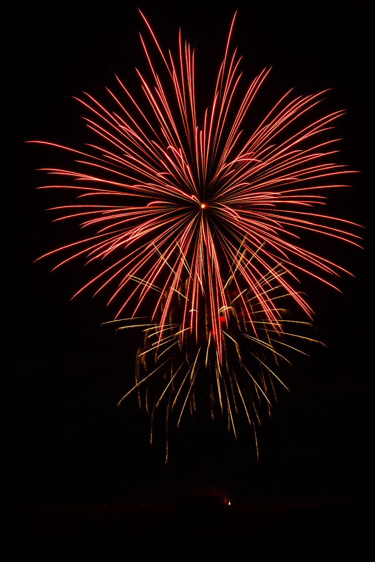 Fireworks, Red Lodge, MT.  Click for next photo.