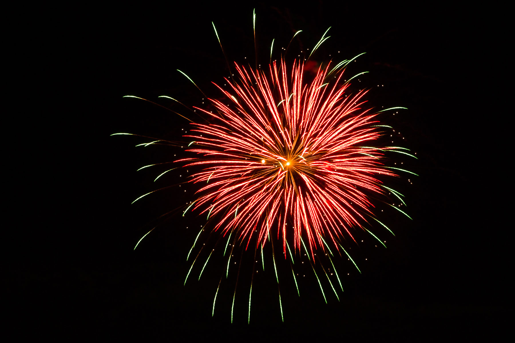 Fireworks, Red Lodge, MT.  Click for next photo.