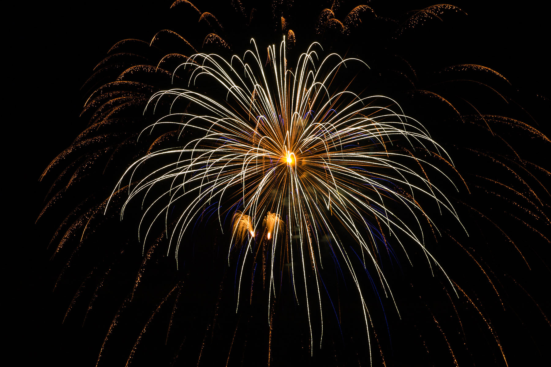 Fireworks, Red Lodge, MT.  Click for next photo.