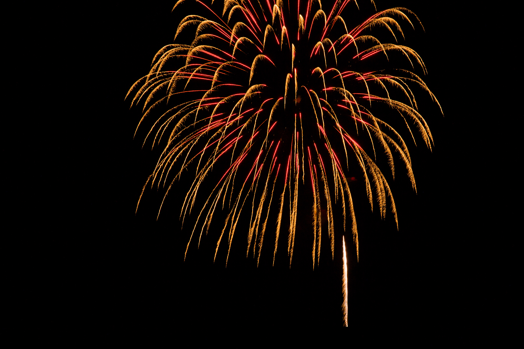 Fireworks, Red Lodge, MT, July 4, 2021.  Click for next photo.