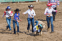 Mutton busting at Home of Champions Rodeo, Red Lodge, MT.