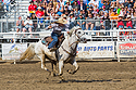 Barrel racing at Home of Champions Rodeo, Red Lodge, MT.