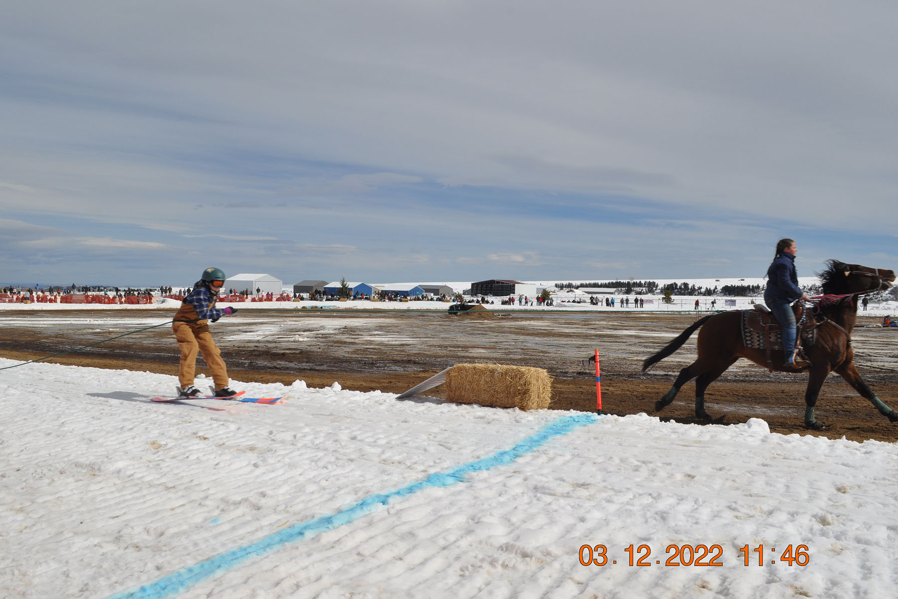 Ski Joring National Championships, Red Lodge, MT.  Sues picture.  Click for next photo.