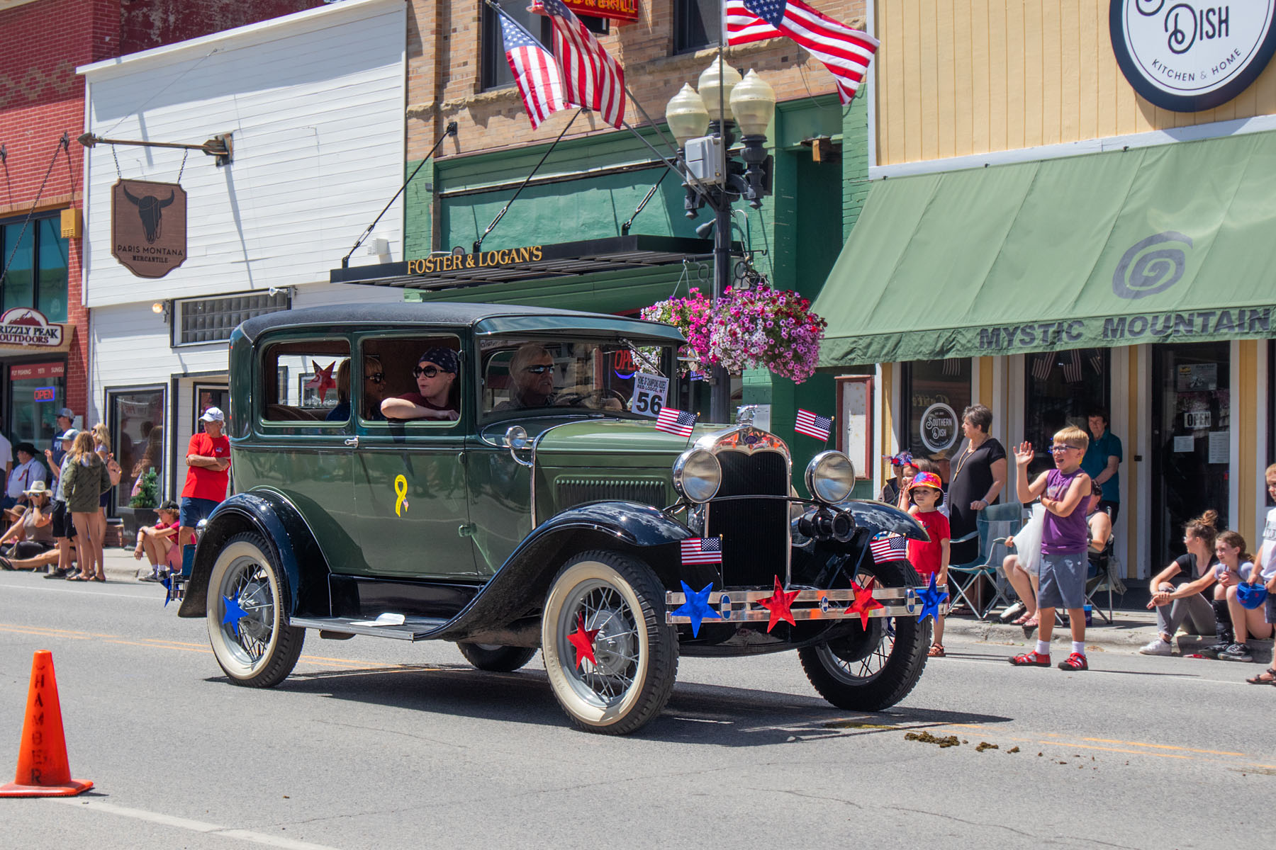 Red Lodge 4th of July rodeo parade.  Click for next photo.