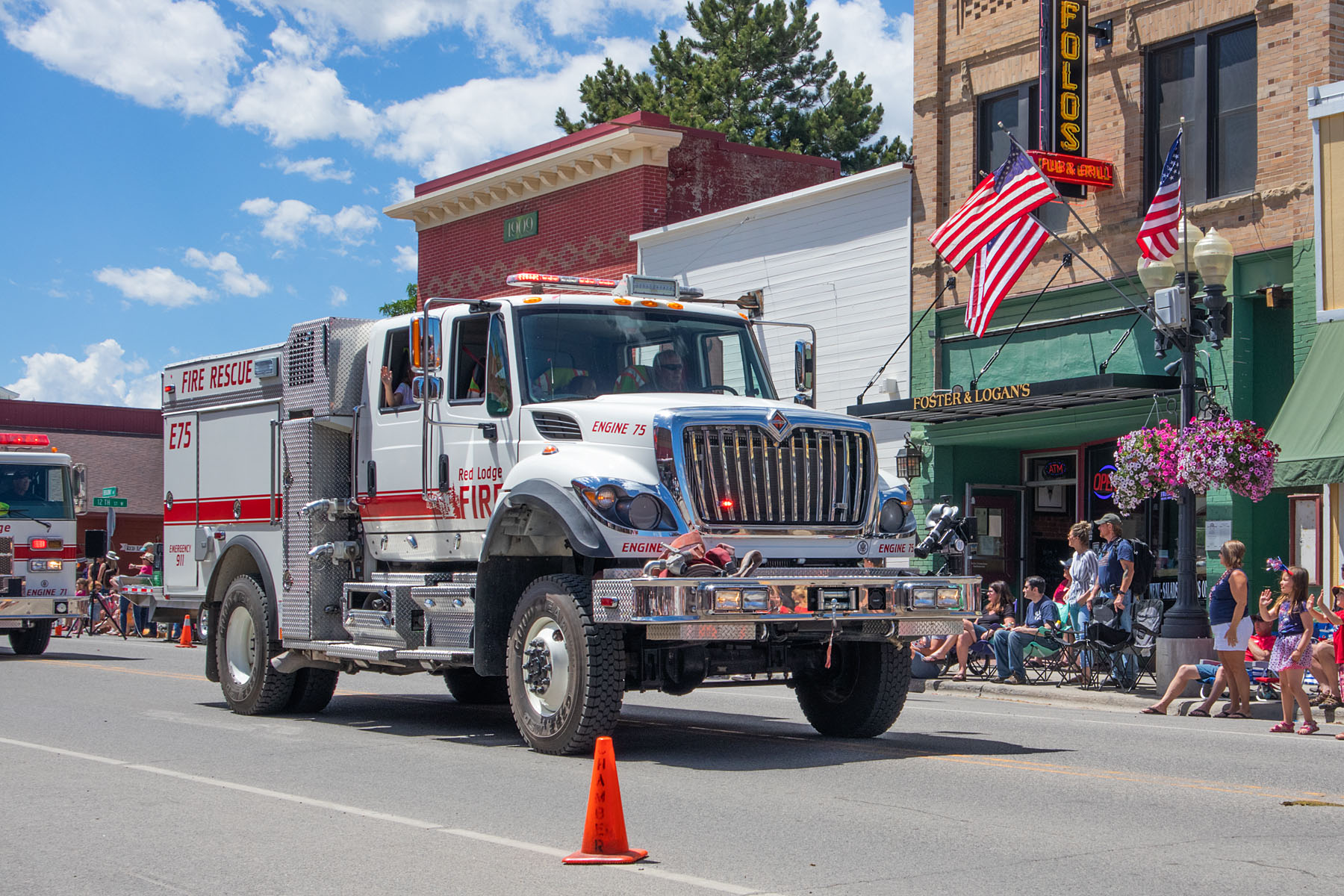 Red Lodge 4th of July rodeo parade.  Click for next photo.