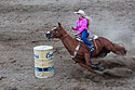 Barrel racing, Red Lodge 4th of July rodeo.
