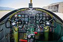 Cockpit of the B-25 Maid in the Shade, Bozeman/Belgrade airport.
