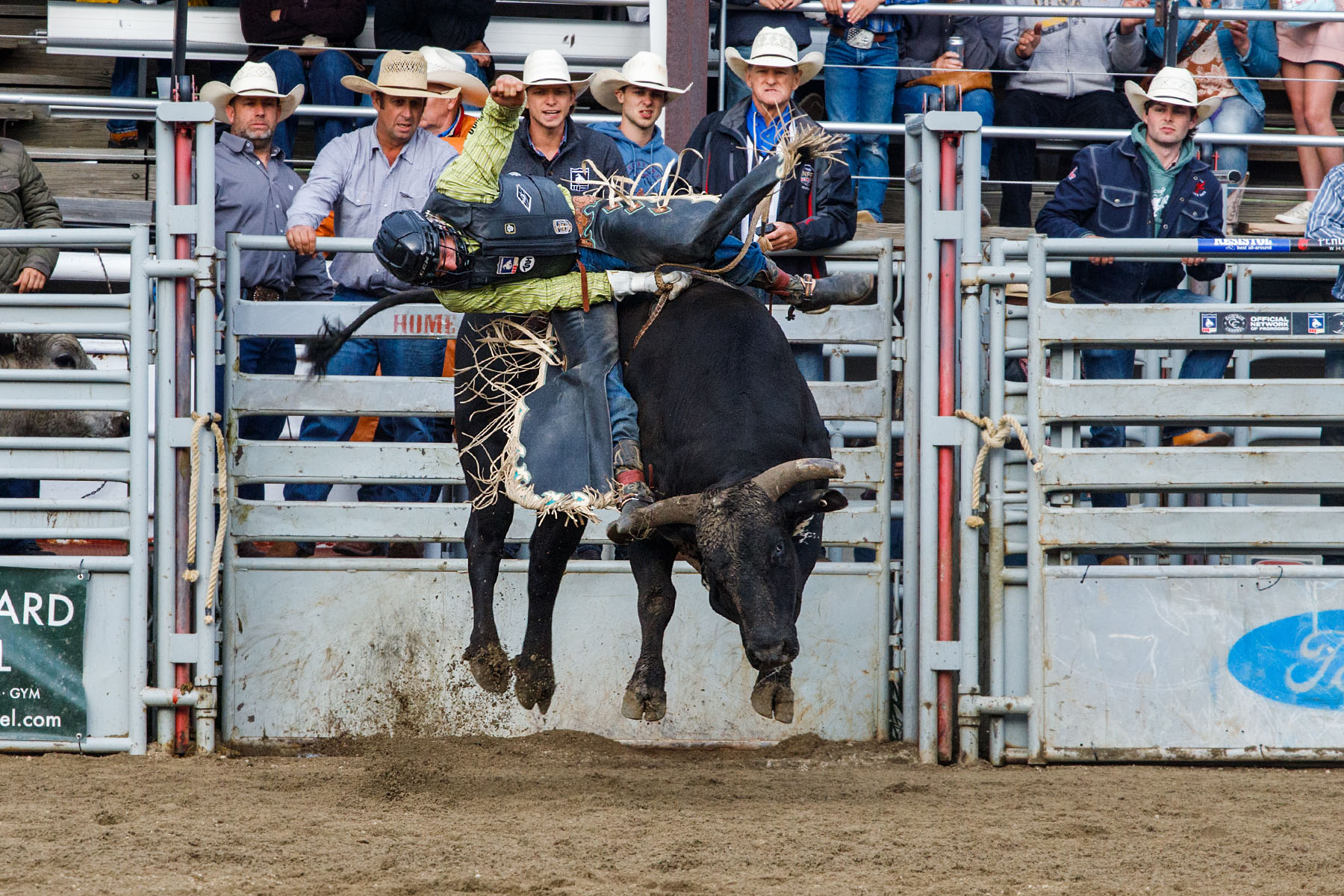 PRCA Xtreme Bulls, Red Lodge, MT.  Click for next photo.