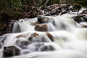 Snow Creek in the national forest,.  Stacked ND and polarizer filters, exposure 30 seconds.