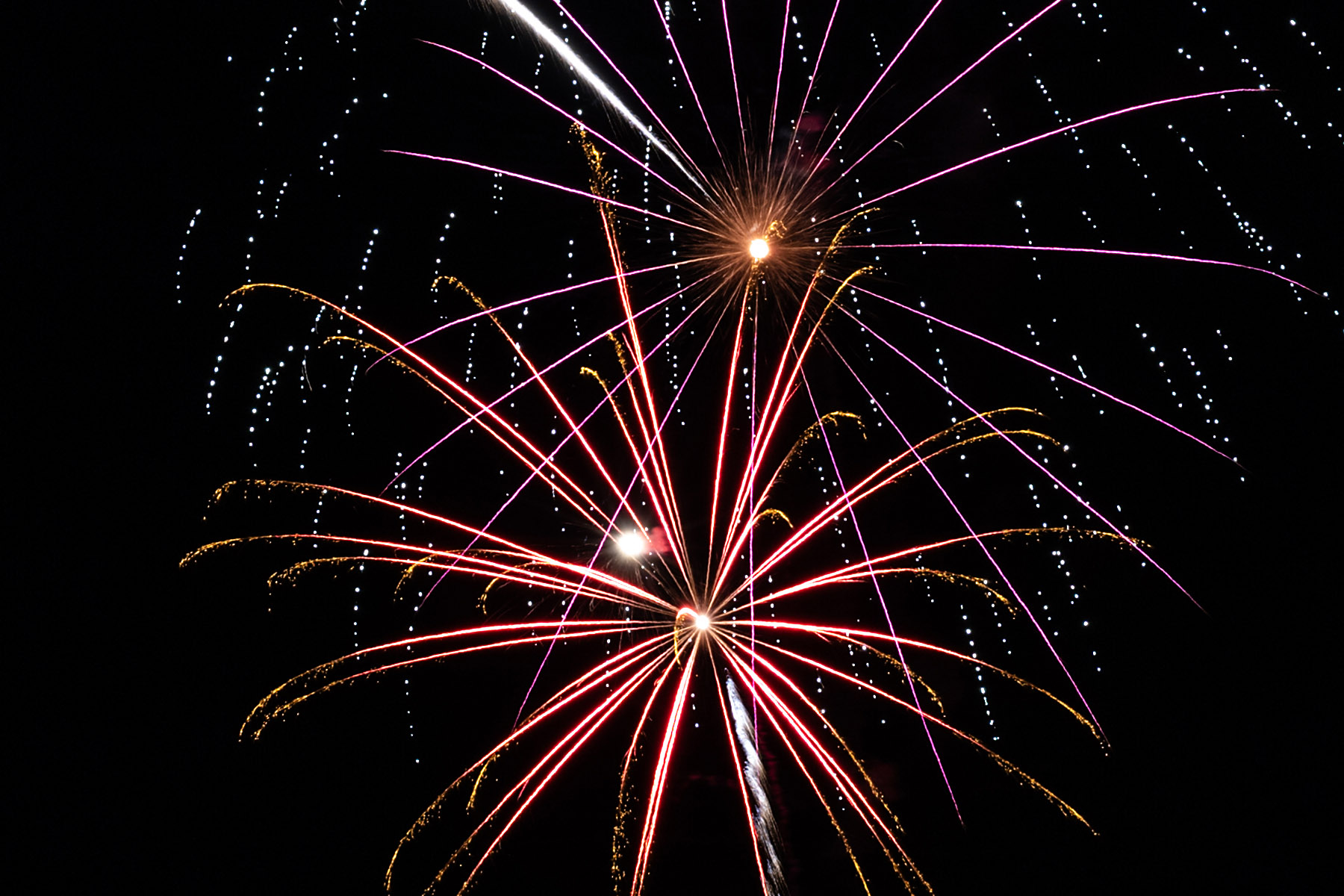 Red Lodge fireworks, July 4.  Click for next photo.