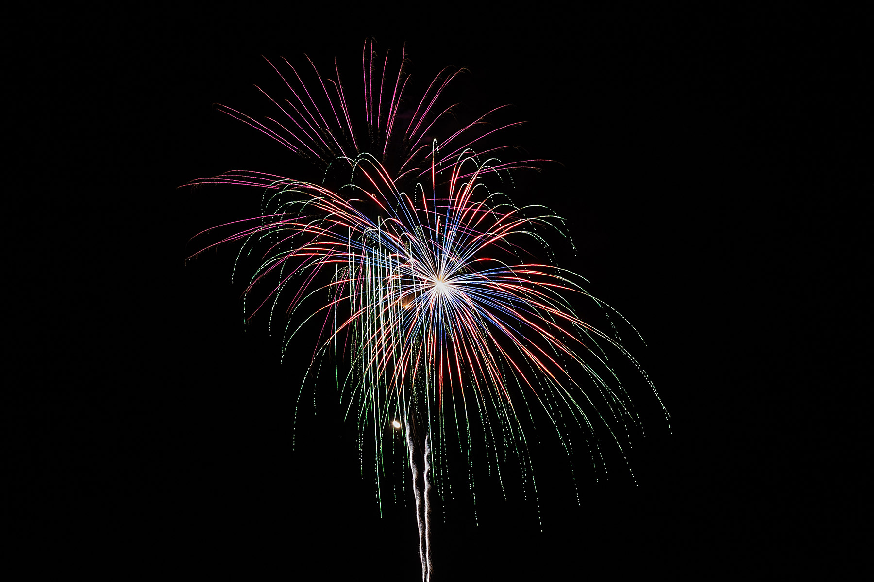 Red Lodge fireworks, July 4.  Click for next photo.