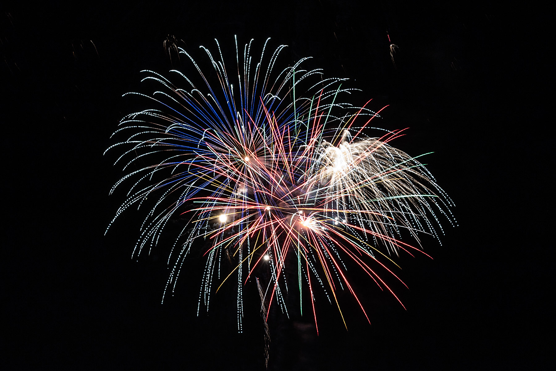Red Lodge fireworks, July 4.  Click for next photo.
