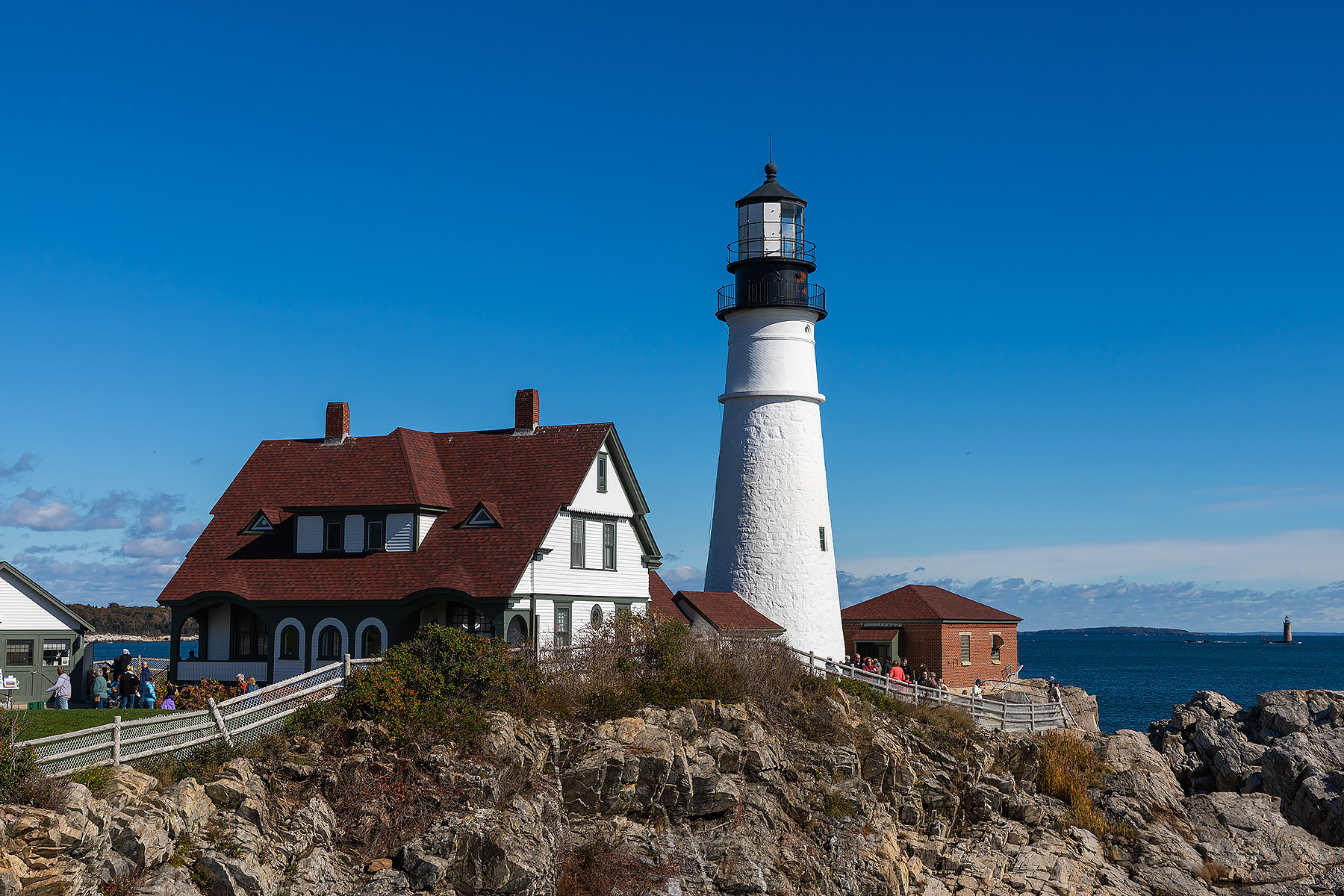 Portland Head Light House, Maine.  Click for next photo.