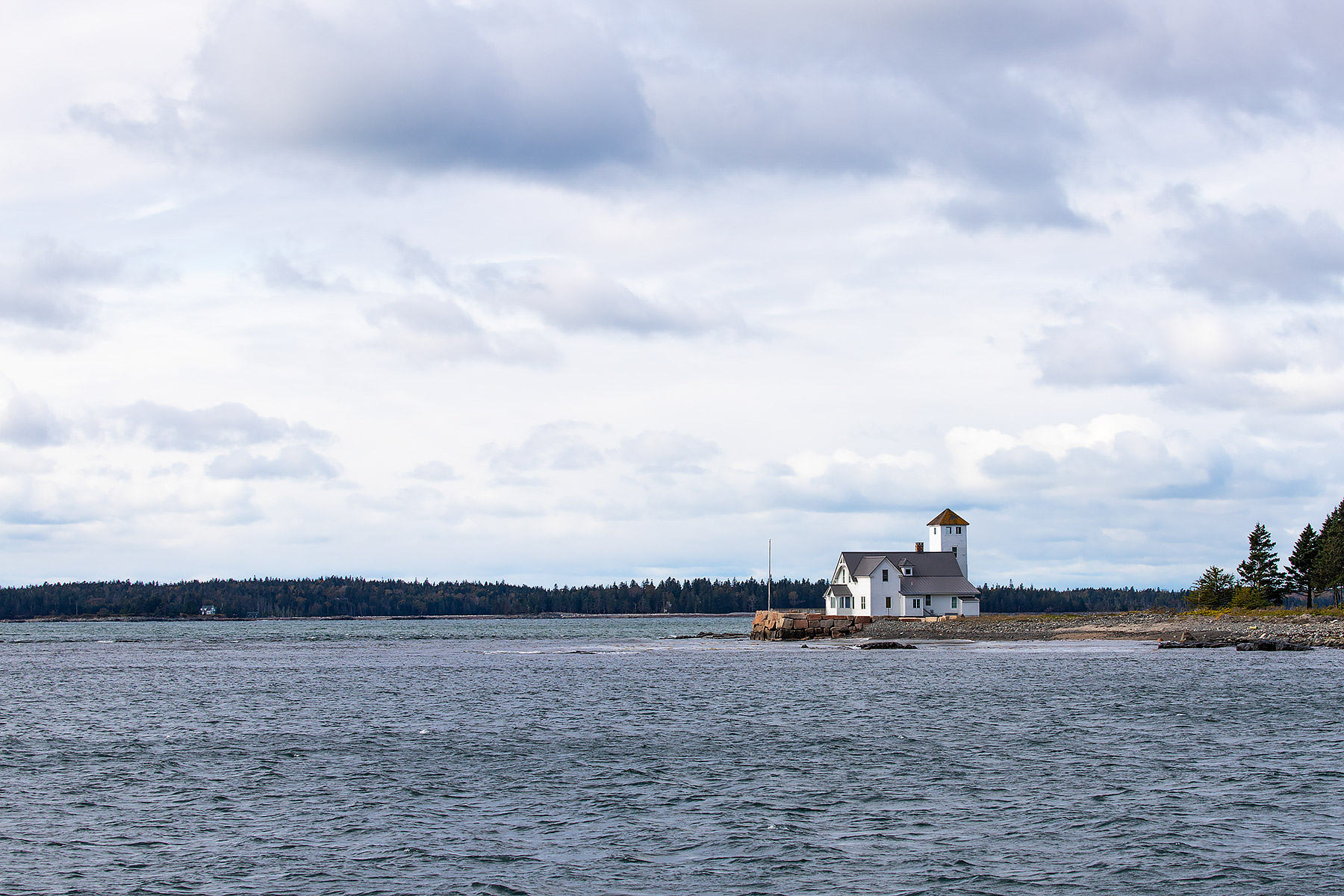 Cranberry Island Station House, formerly a lifesaving station, near Bar Harbor, Maine.  Click for next photo.