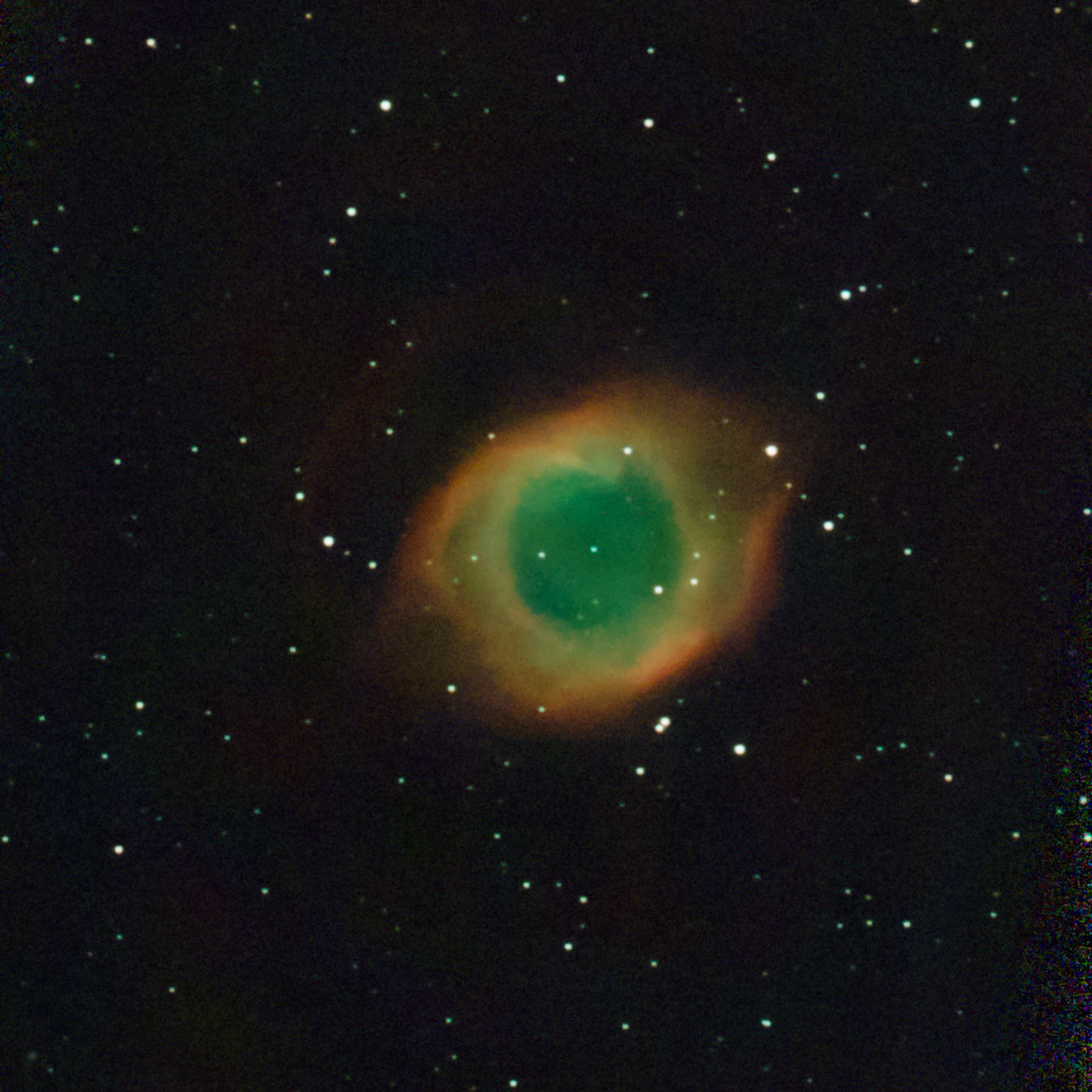 Helix Nebula NGC7293DSO, Seestar S50.  Click for next photo.