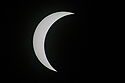 Partial phase of the eclipse, switched to neutral glass filter.