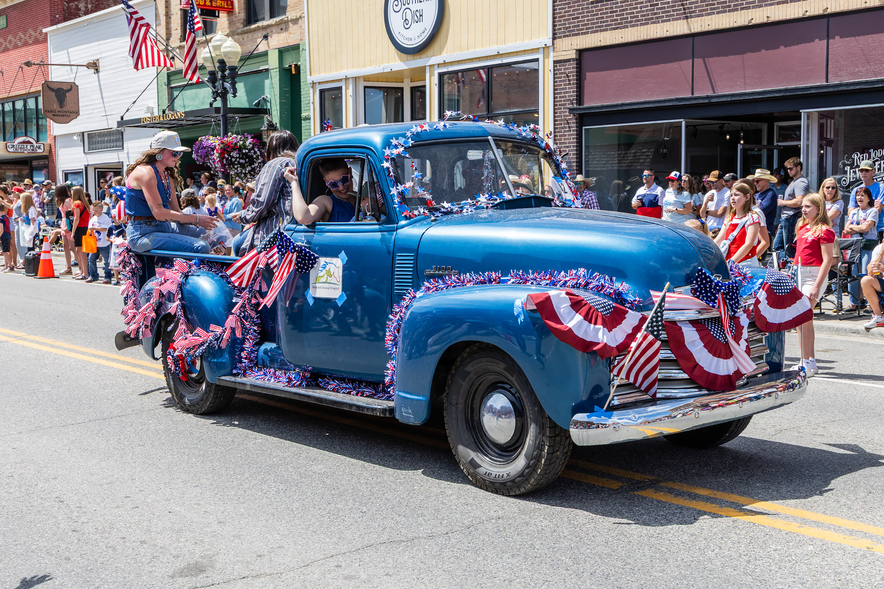 Home of Champions Rodeo Parade, Red Lodge, MT.  Click for next photo.