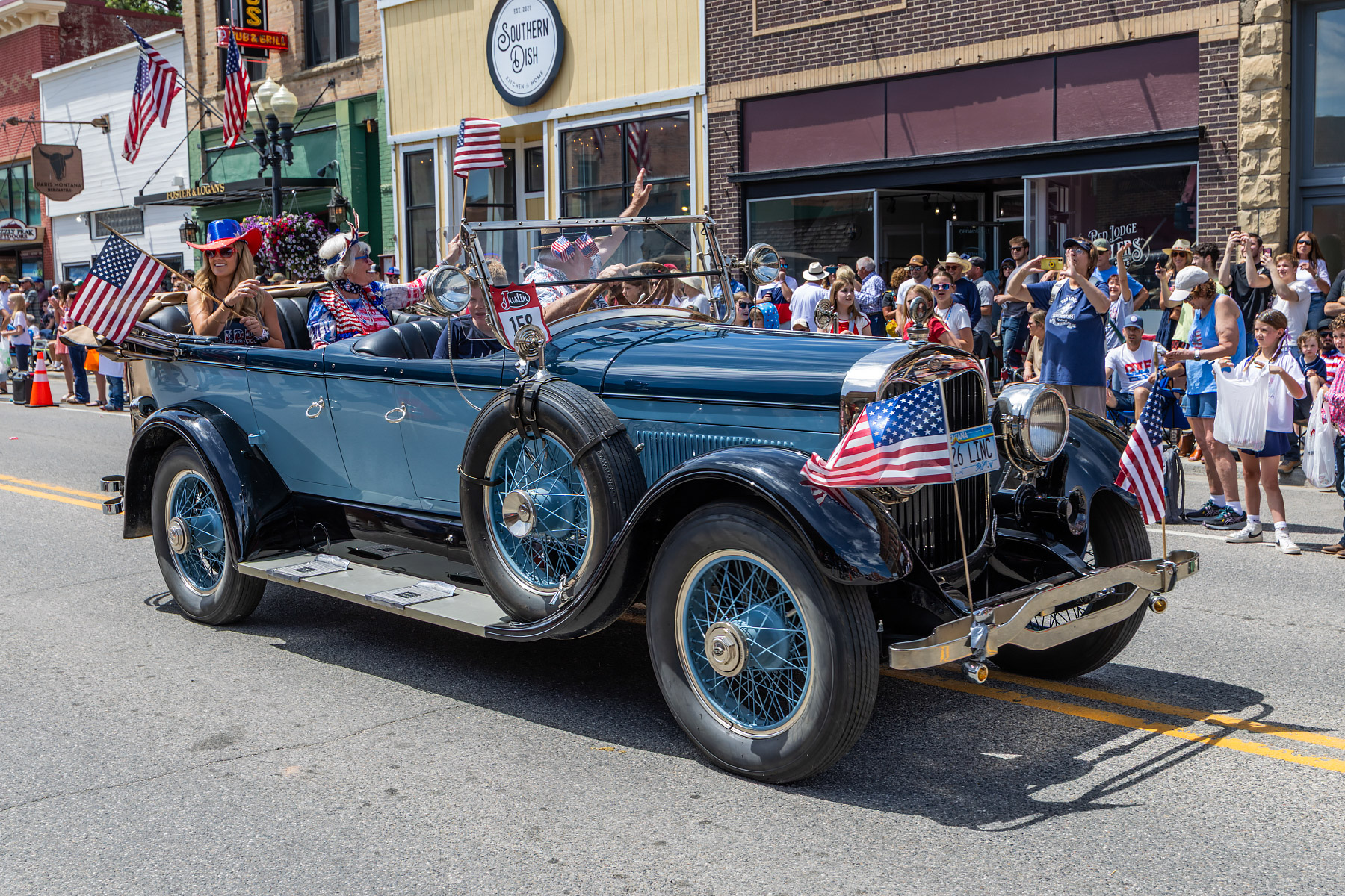 Home of Champions Rodeo Parade, Red Lodge, MT.  Click for next photo.