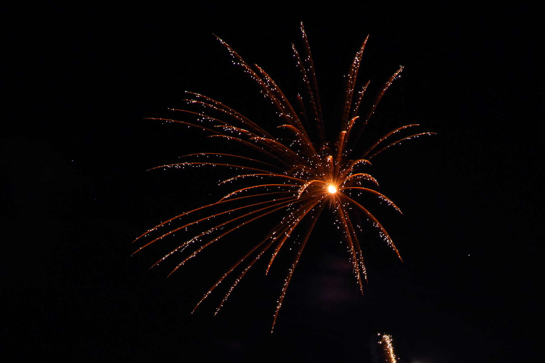 Fireworks, Red Lodge, MT.  Click for next photo.