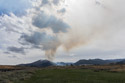 Smoke rising from the east side of Mt. Maurice on the second day of the East Side Fire.